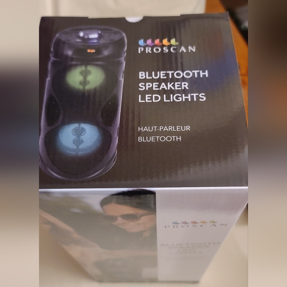 Proscan Bluetooth Speaker with LED Lights